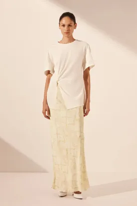 Medina Bias Cut Maxi Skirt