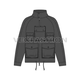 Mens Oversized Parka Jacket
