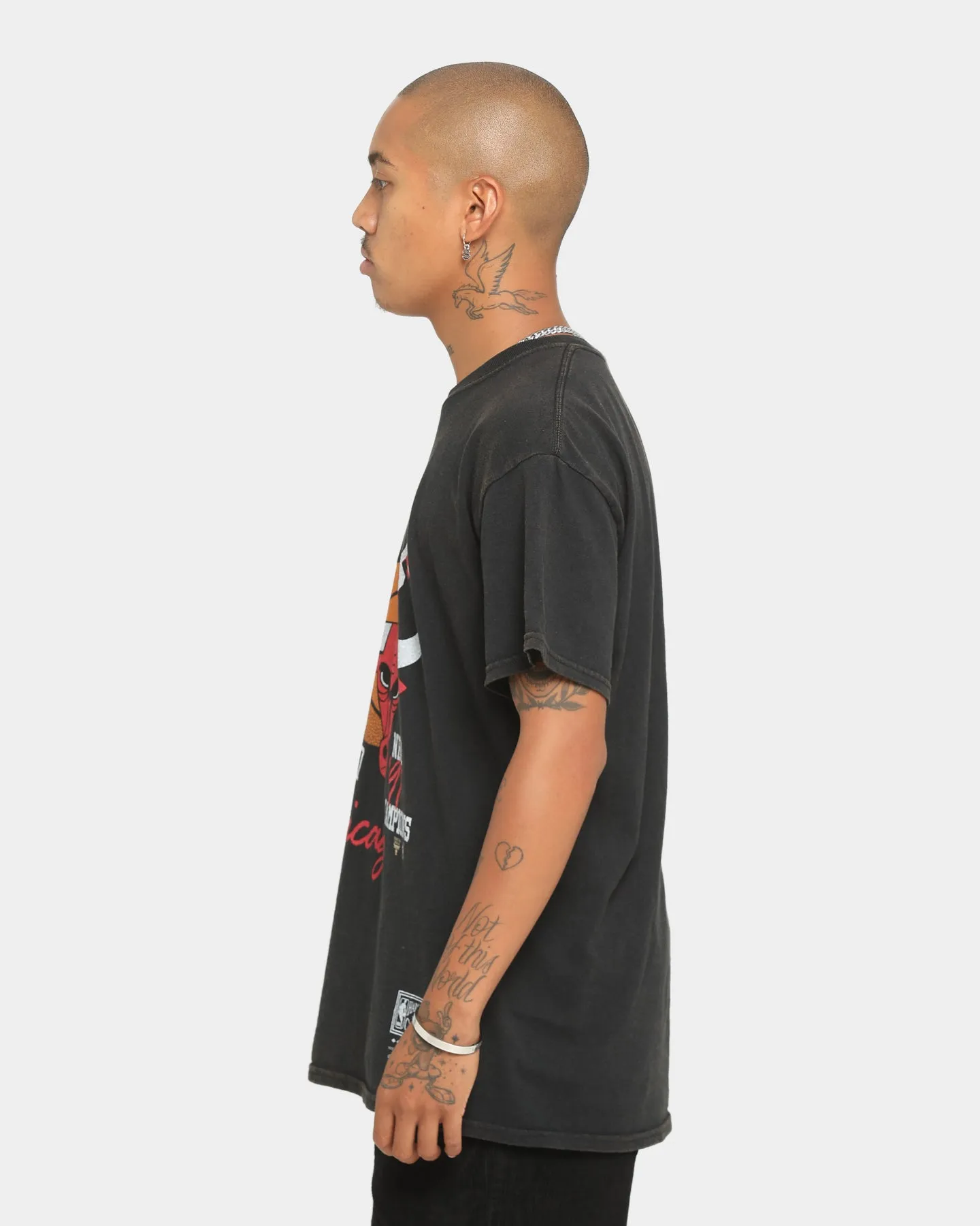 Mitchell & Ness Chicago Bulls Unbeatabulls Short Sleeve Vintage T-Shirt Black