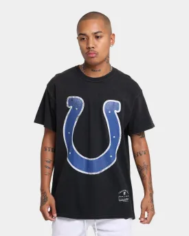 Mitchell & Ness Indianapolis Colts Oversized Logo Short Sleeve Vintage T-Shirt Vintage Black