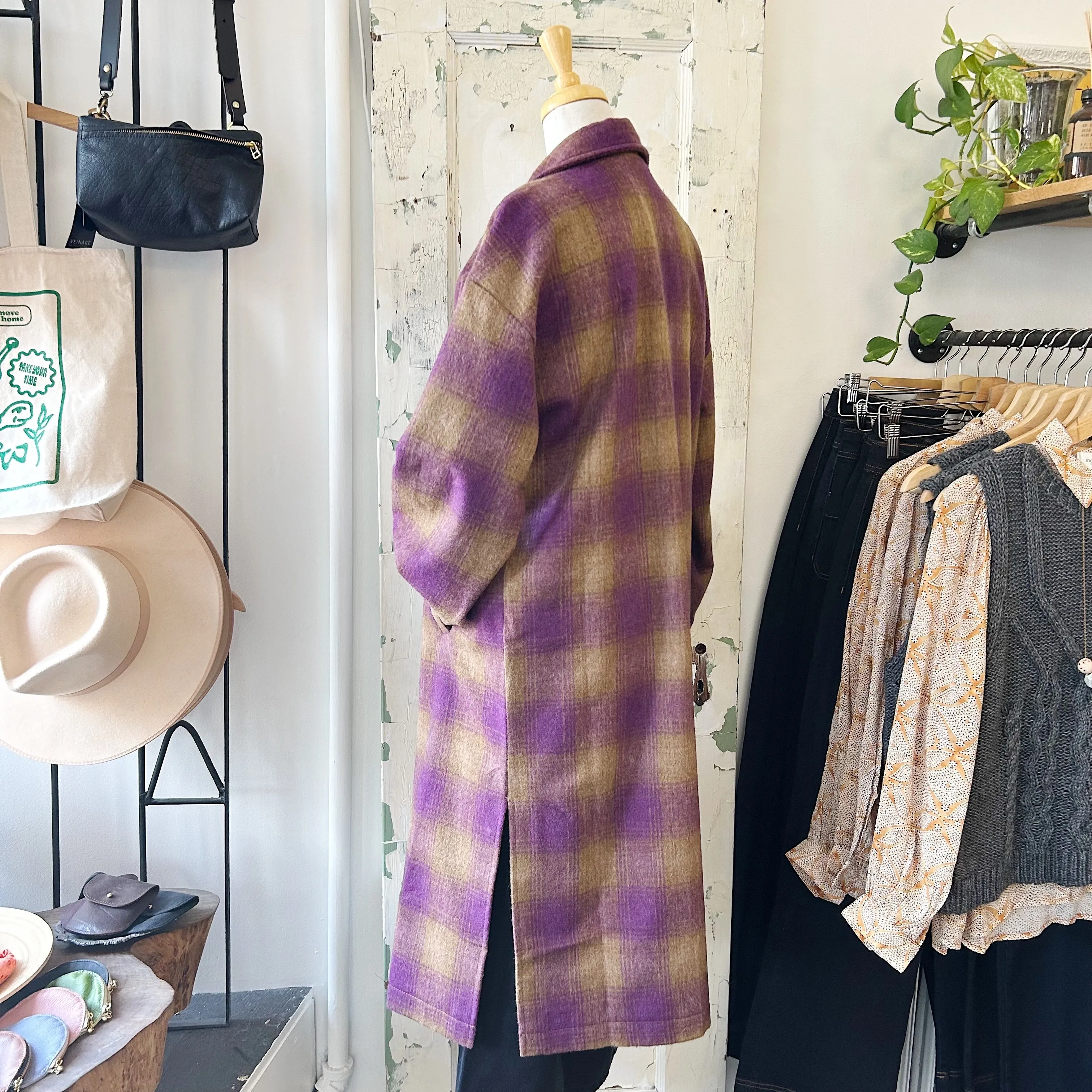 Mus and Bombon // Belena Plaid Coat
