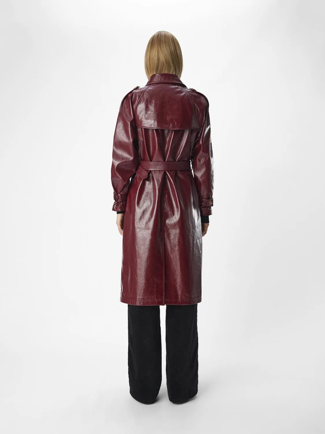 OBJERIKA Trenchcoat - Cabernet