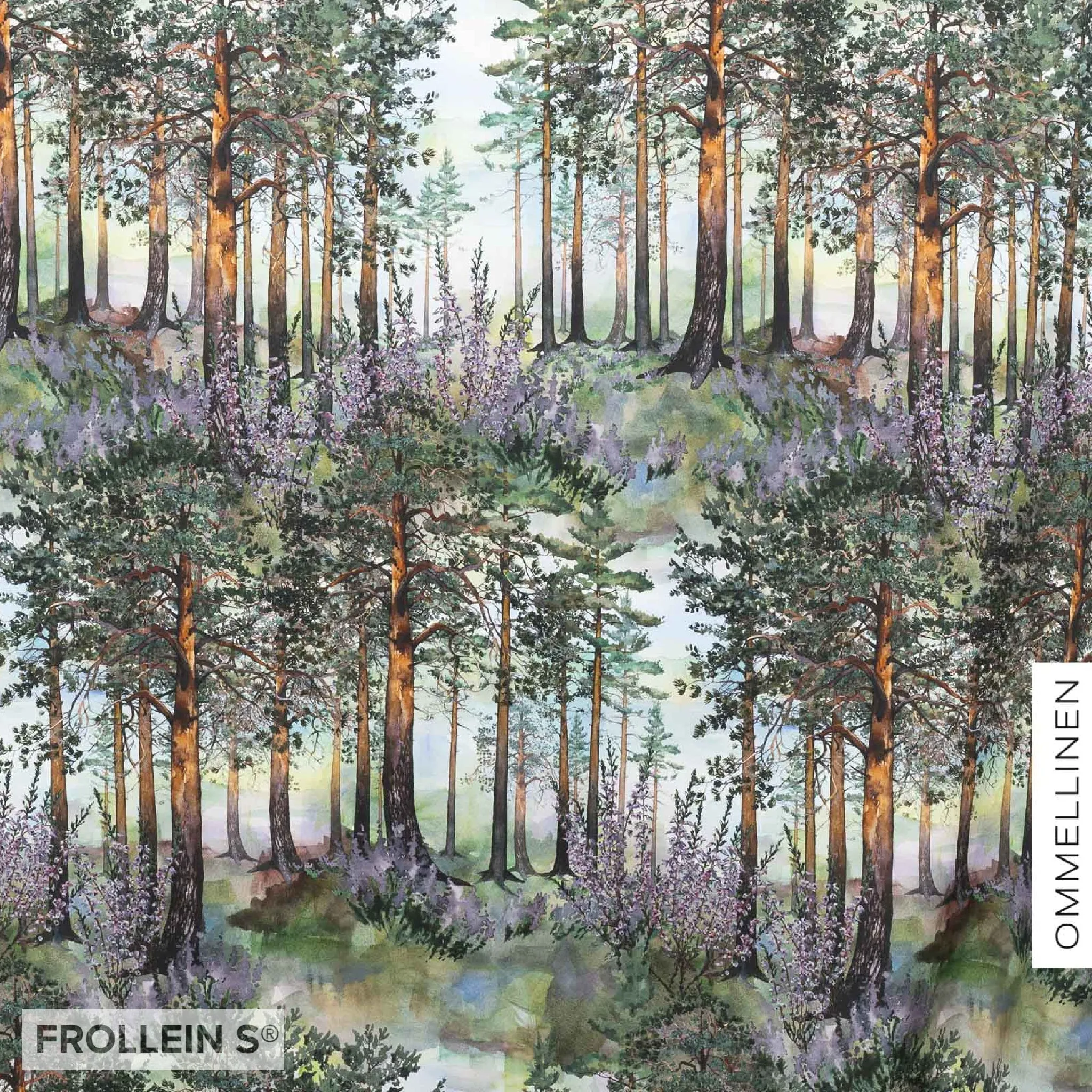 Organic Cotton Jersey - Charm Of The Forest
