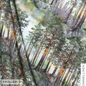 Organic Cotton Jersey - Charm Of The Forest