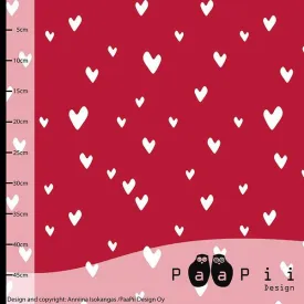 Organic Cotton Jersey - Hearts