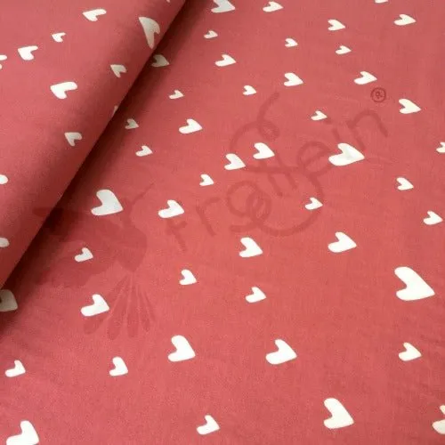 Organic Cotton Jersey - Hearts