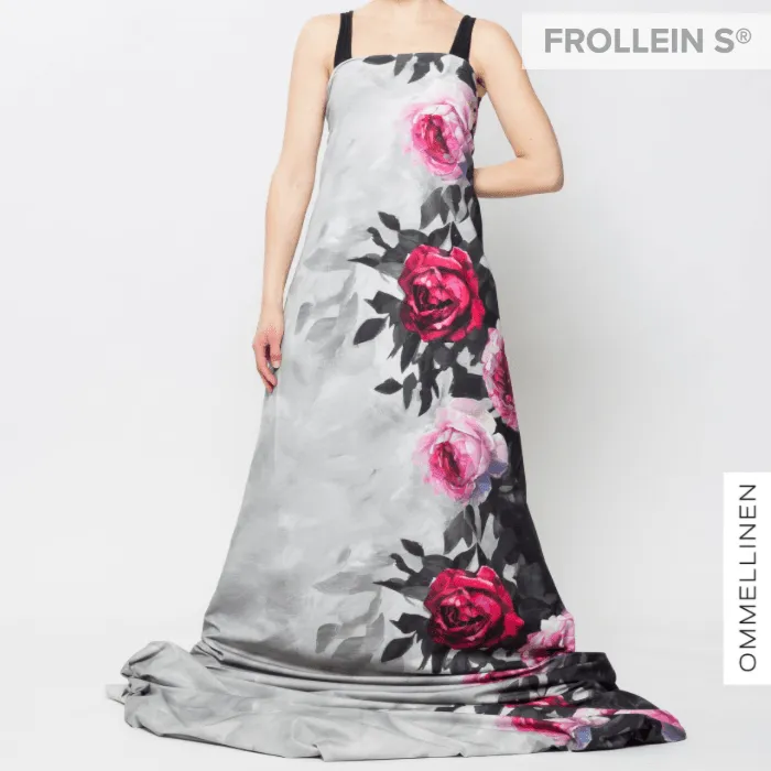 Organic Cotton Jersey - Roses - Old Rose