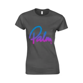 Palm Script T Shirt - Womens