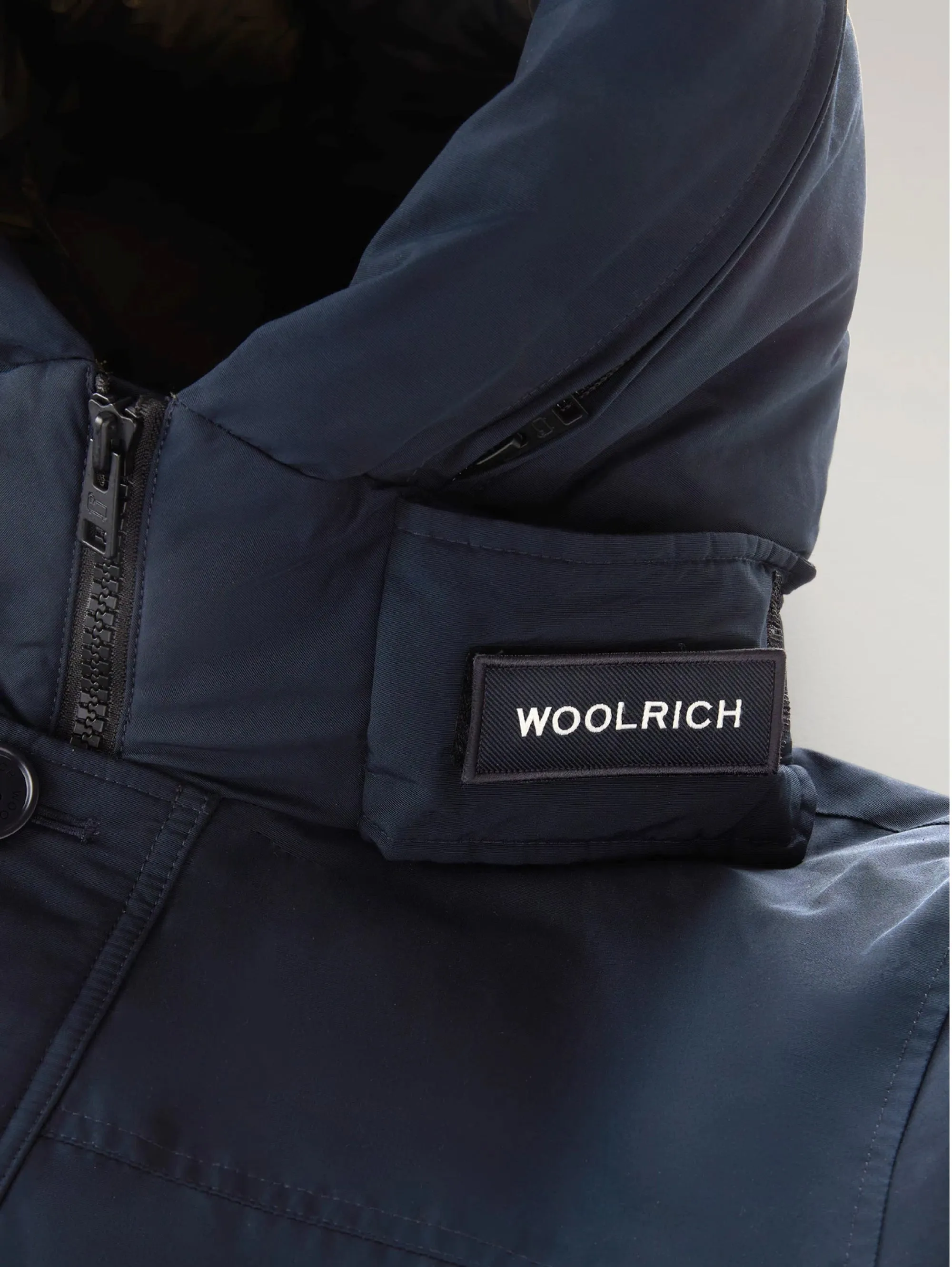 Parka Arctic in Ramar Cloth Rivisitato Blu