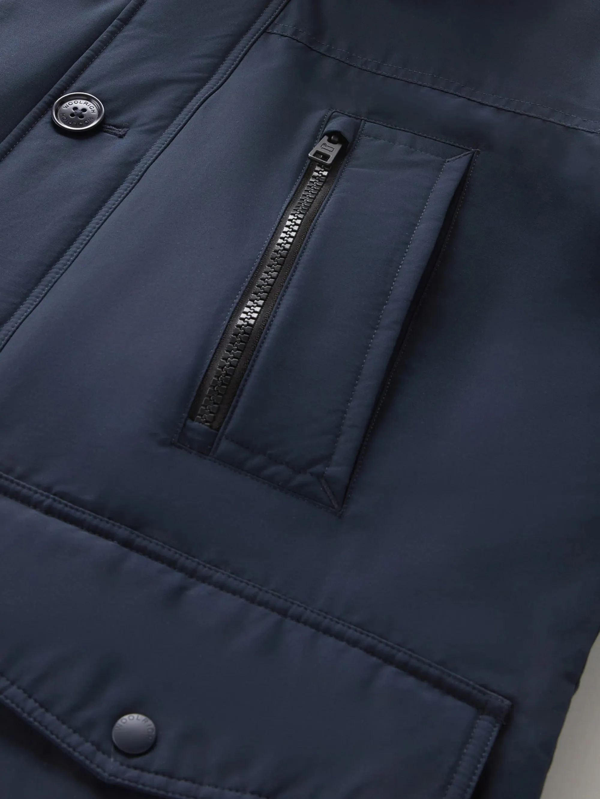Parka Arctic in Ramar Cloth Rivisitato Blu