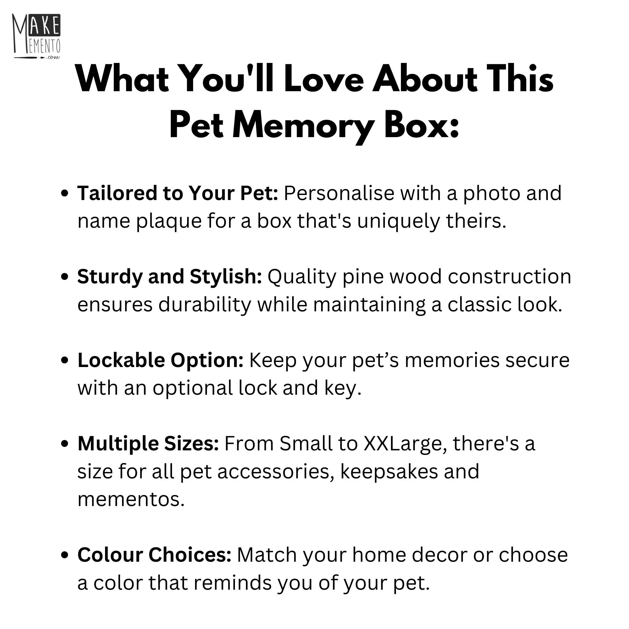 Personalised Dog Memory Photo Keepsake Box