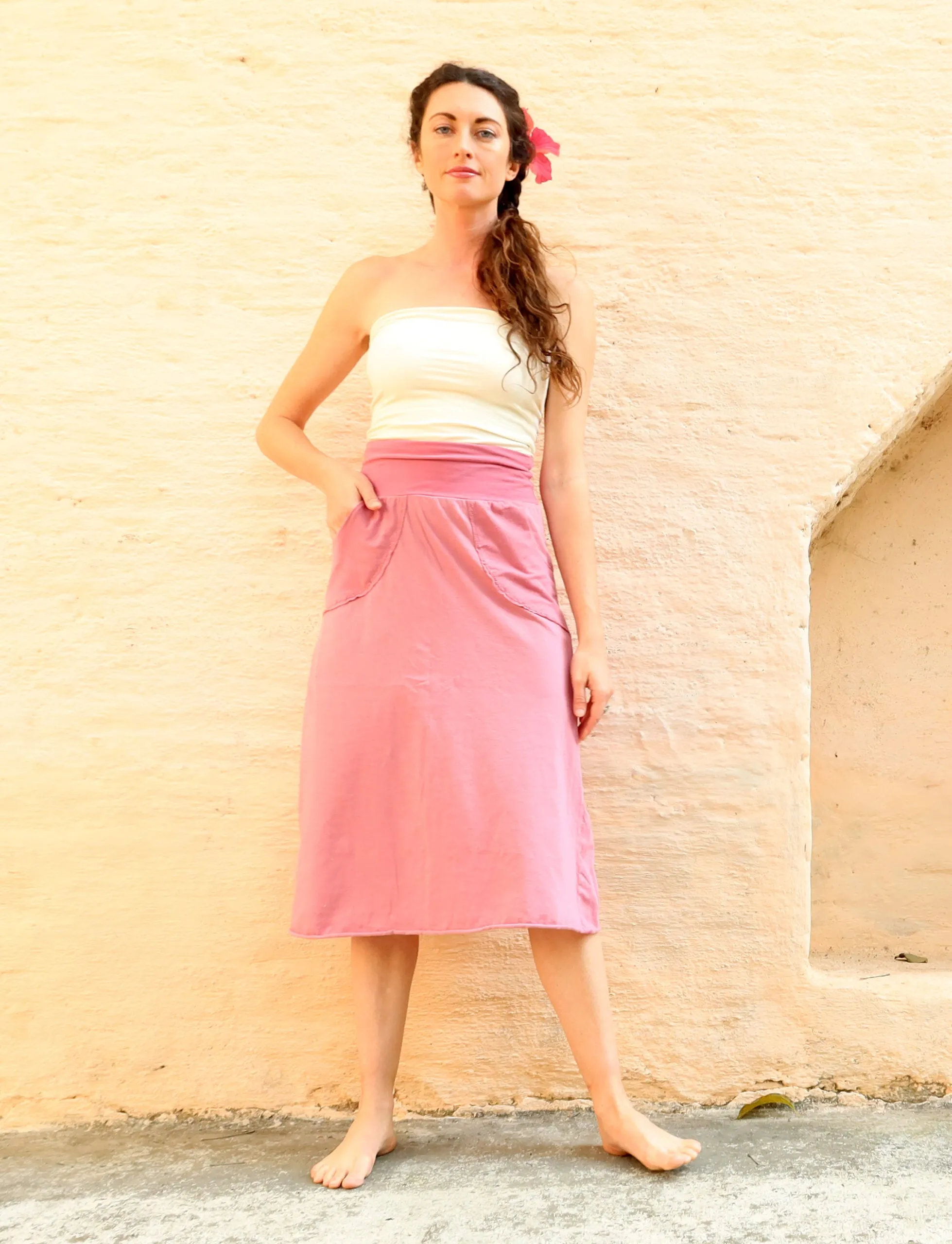 Pockets Please Simplicity Below Knee Skirt