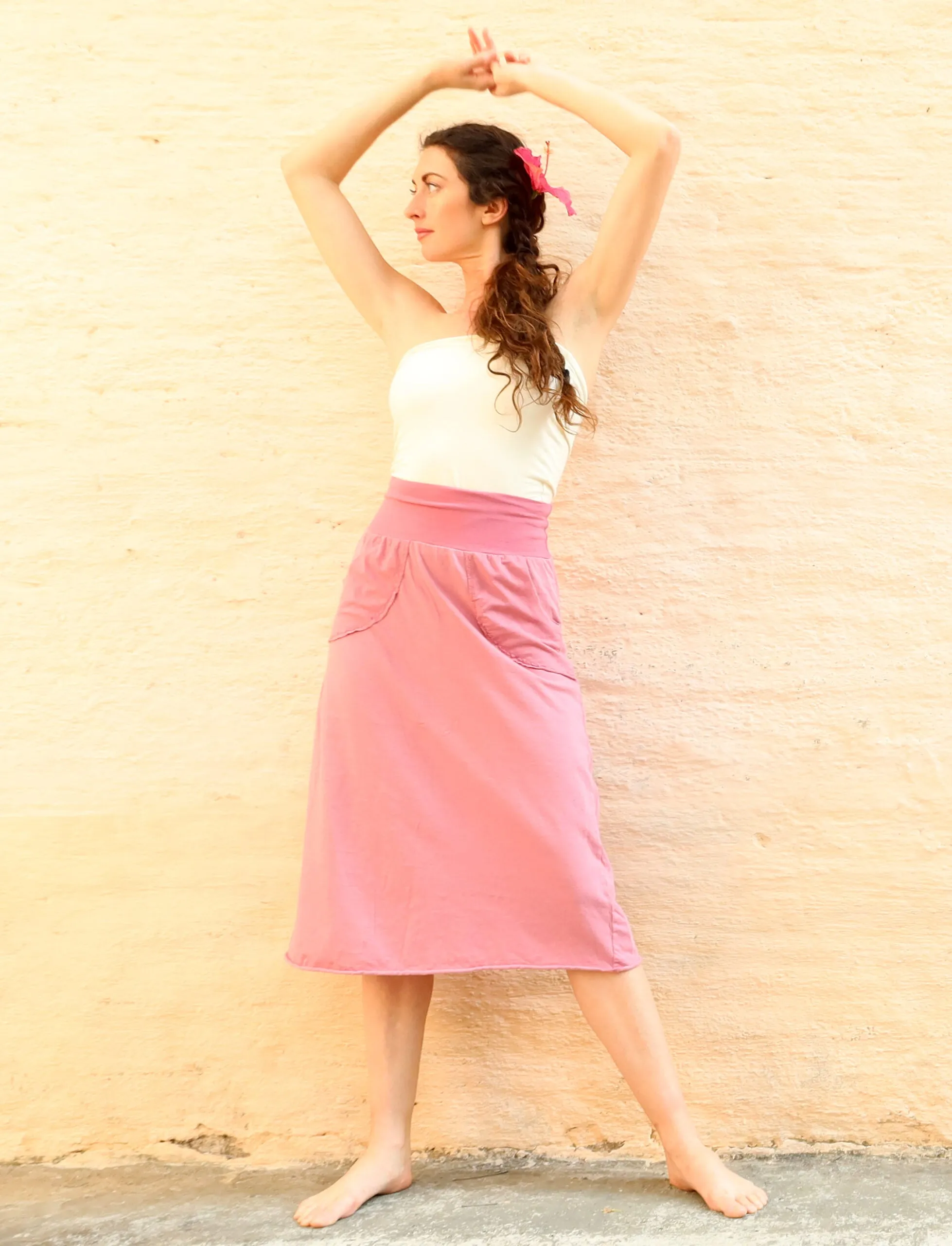 Pockets Please Simplicity Below Knee Skirt