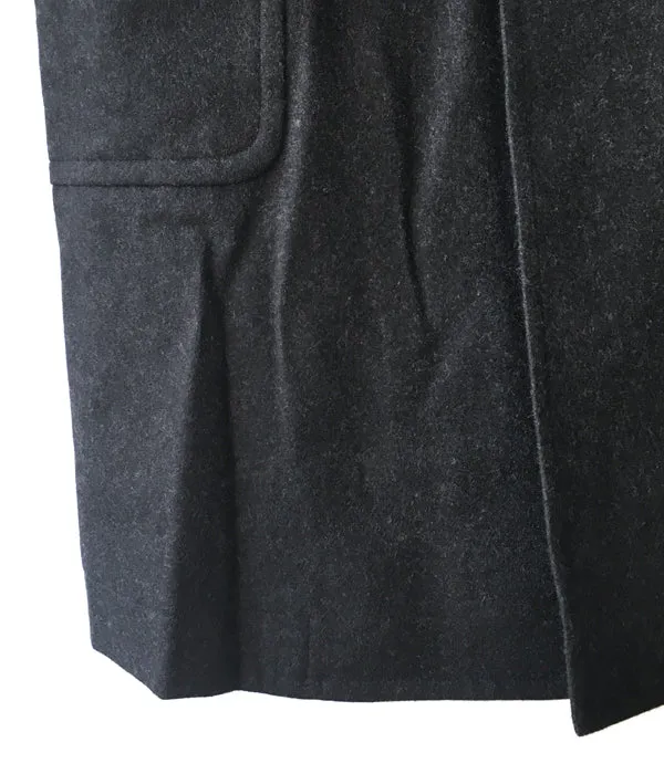 POLYPLOID/DUFFLE COAT C  (BLACK MELANGE)