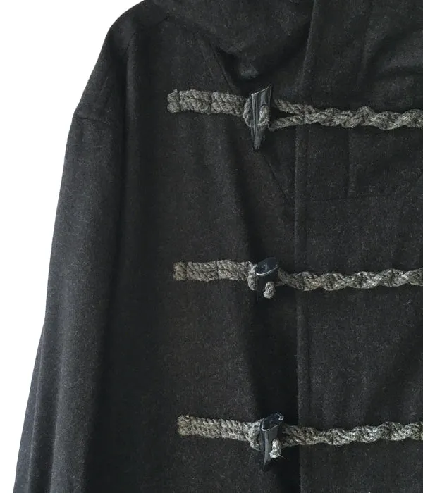 POLYPLOID/DUFFLE COAT C  (BLACK MELANGE)