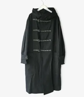 POLYPLOID/DUFFLE COAT C  (BLACK MELANGE)