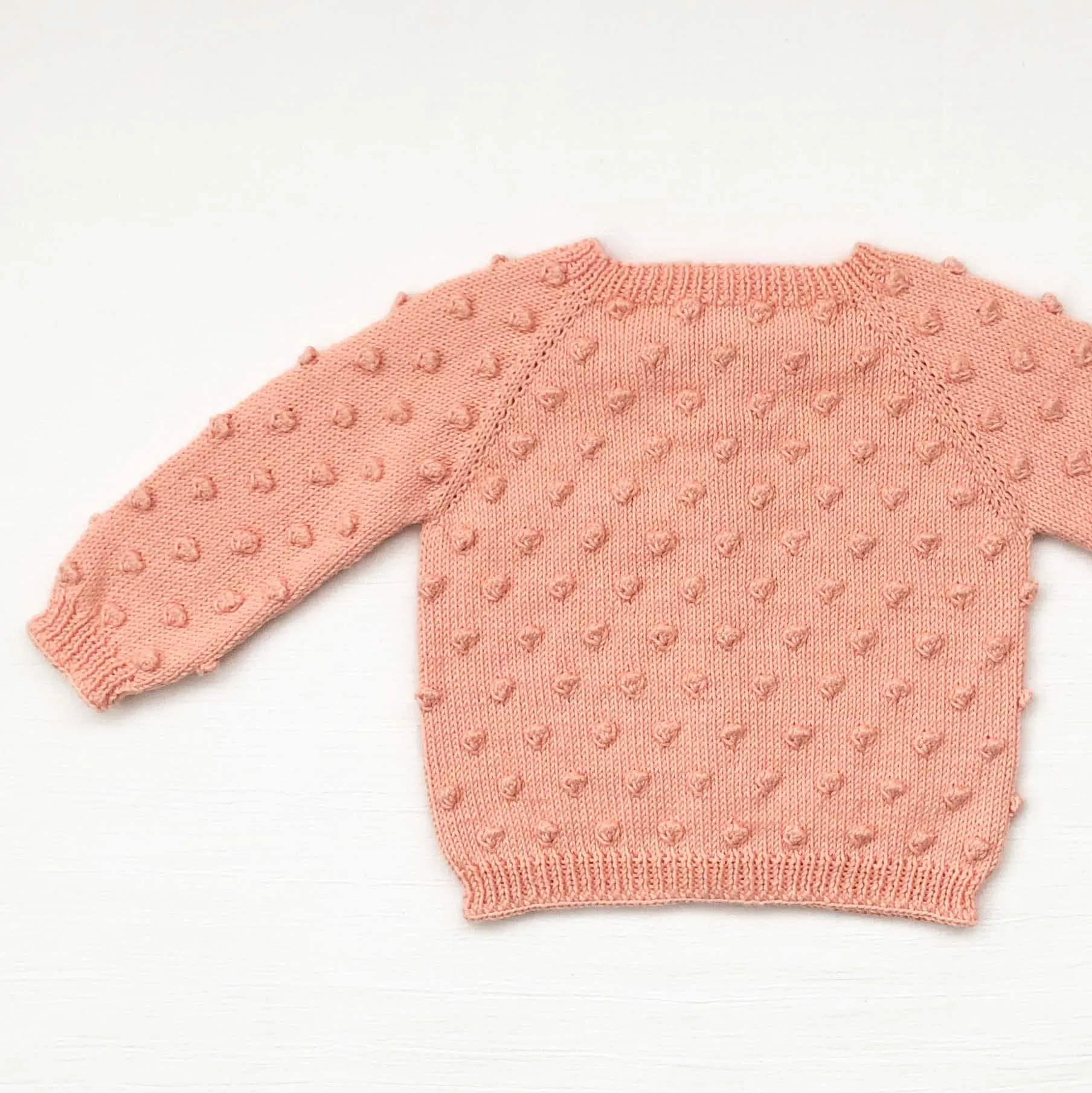 Popcorn Cardigan - Papaya
