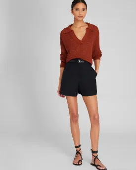 Refined Flat Front Short