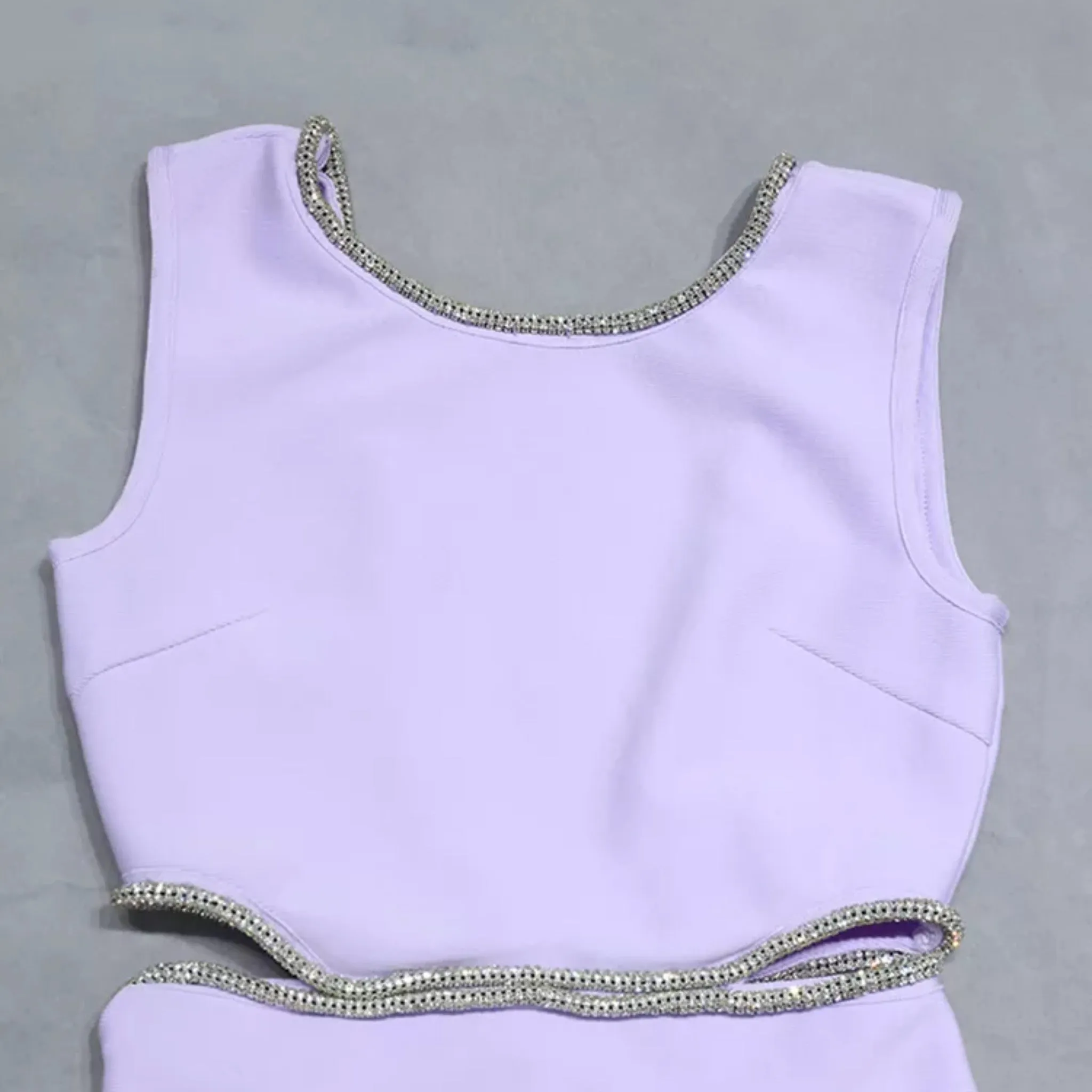 Rhinestone Bodycon Dress
