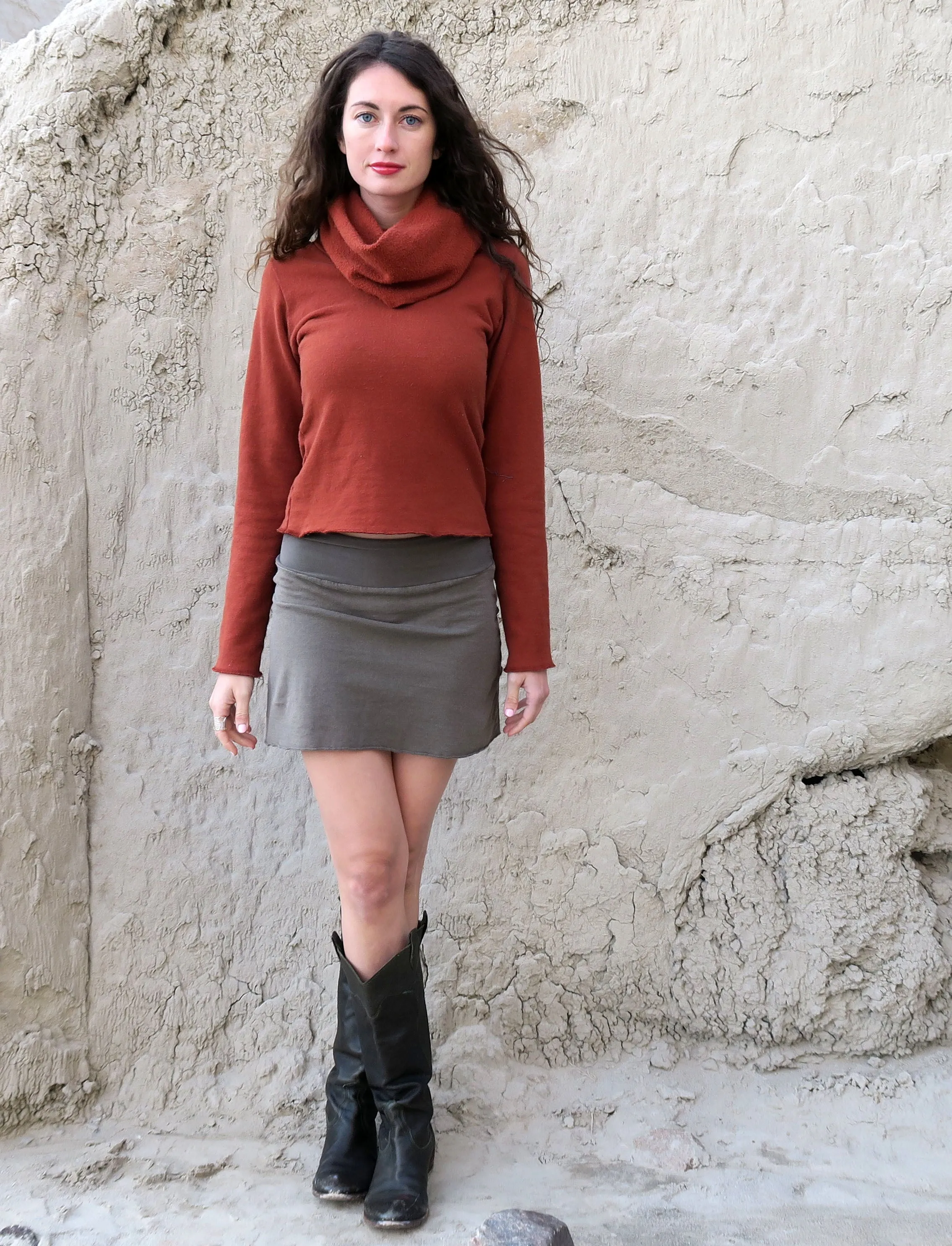 Ruffle Butt Simplicty Mini Skirt