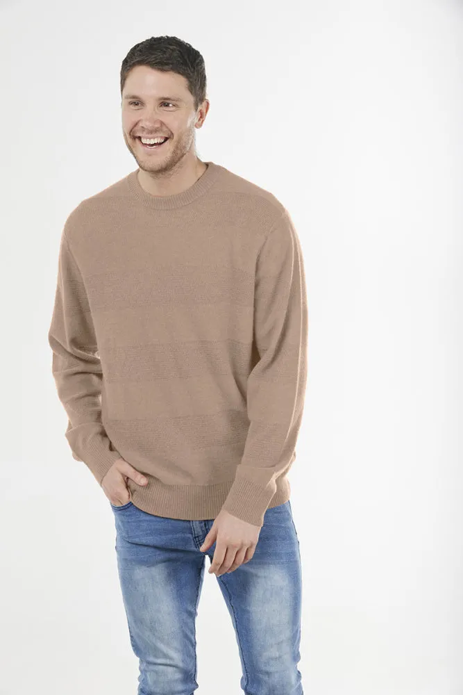 SELF STRIPE CONTRAST CREW