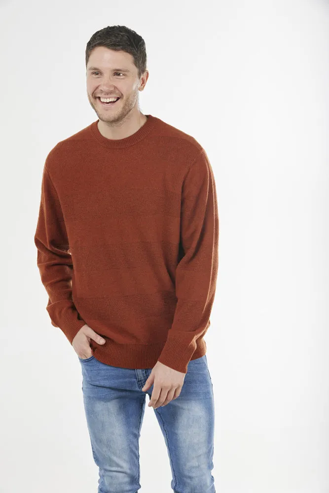SELF STRIPE CONTRAST CREW