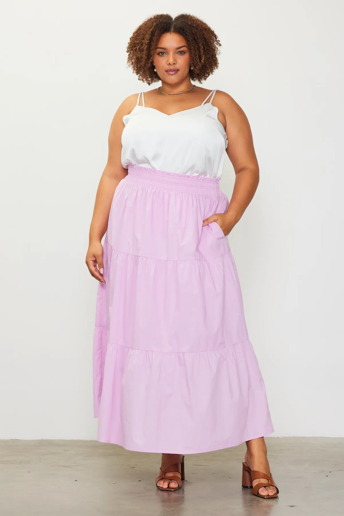 Sheldon Maxi Skirt - Plus size