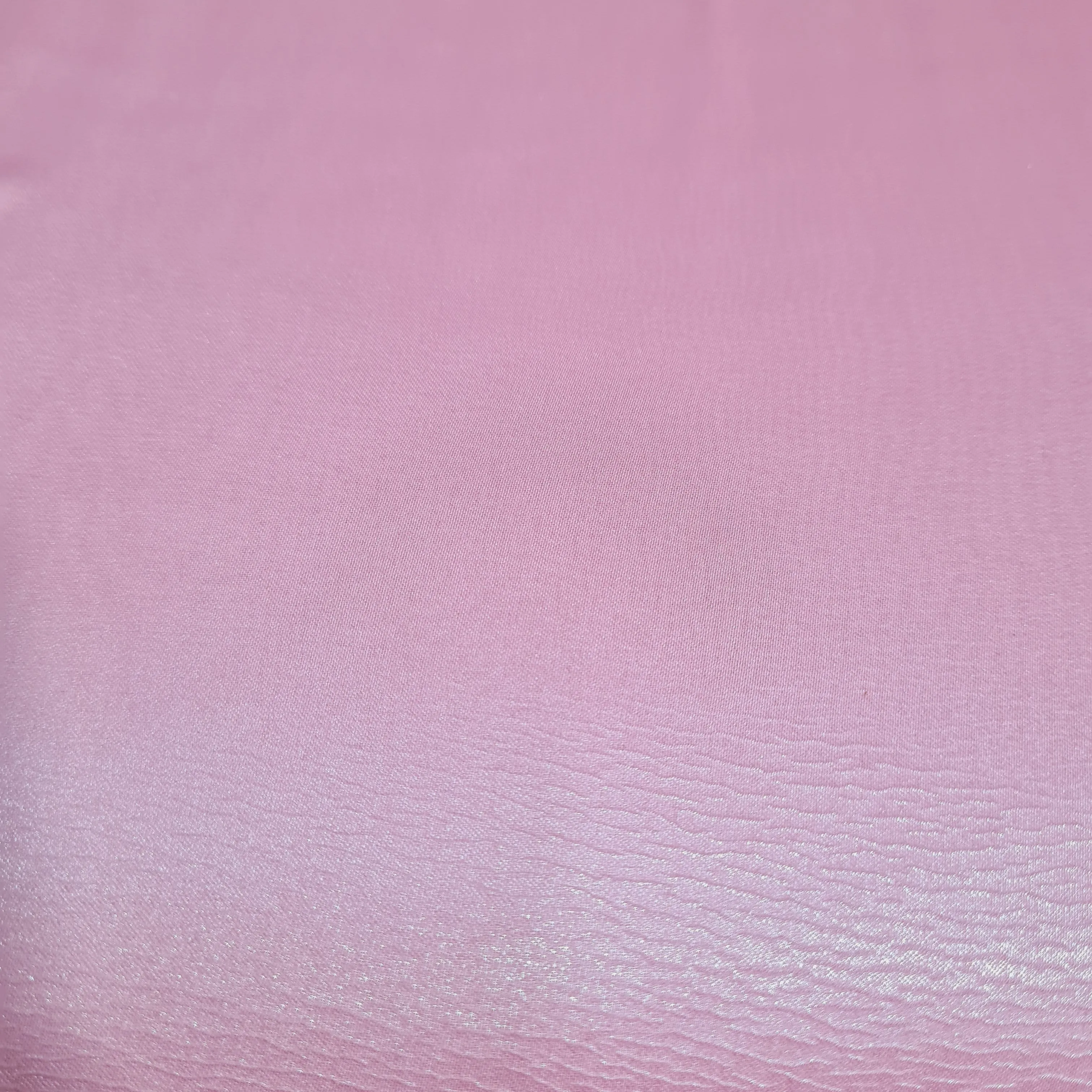 Shiny Pink Solid Silver Shimmer Georgrette Satin
