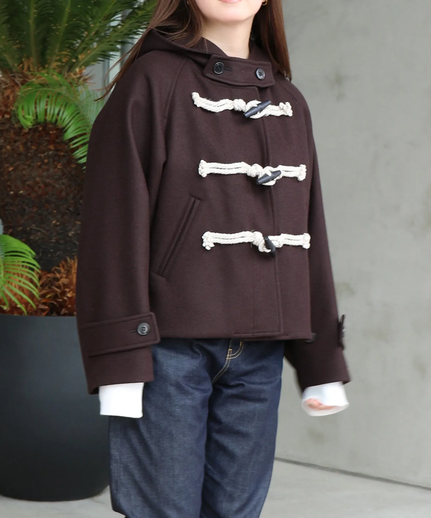 SHORT DUFFLE COAT