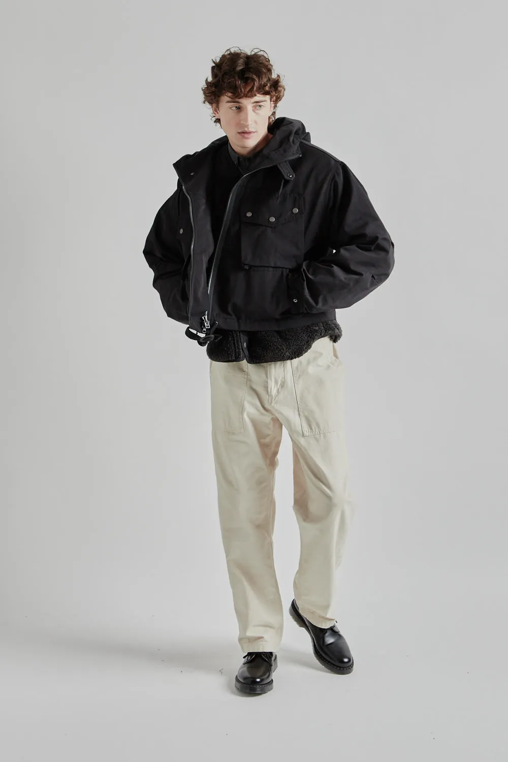 Smock Hooded Parka - Black