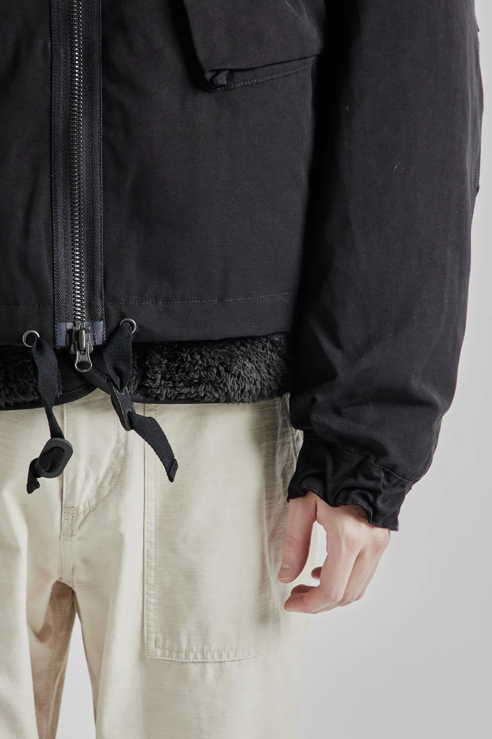 Smock Hooded Parka - Black