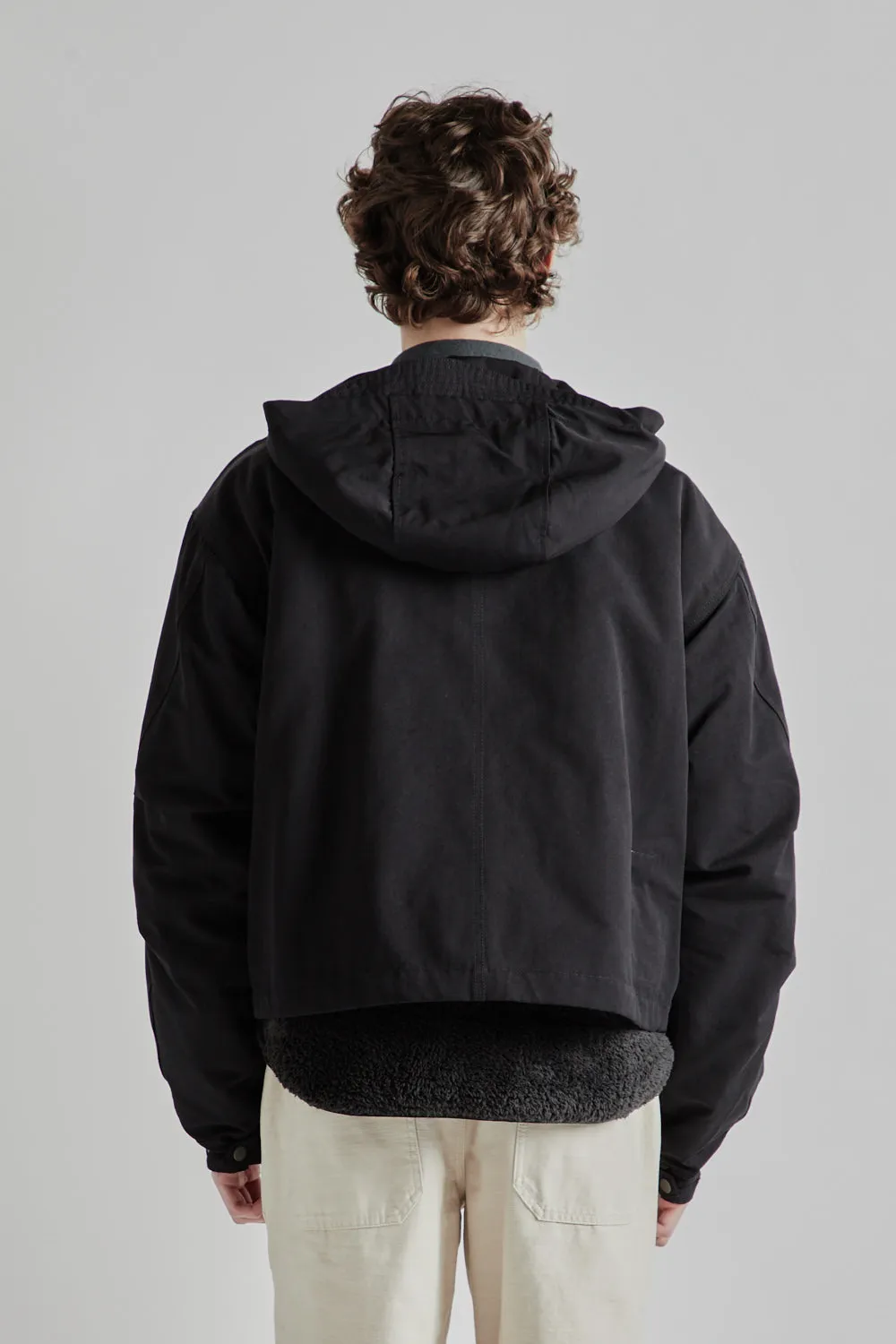 Smock Hooded Parka - Black
