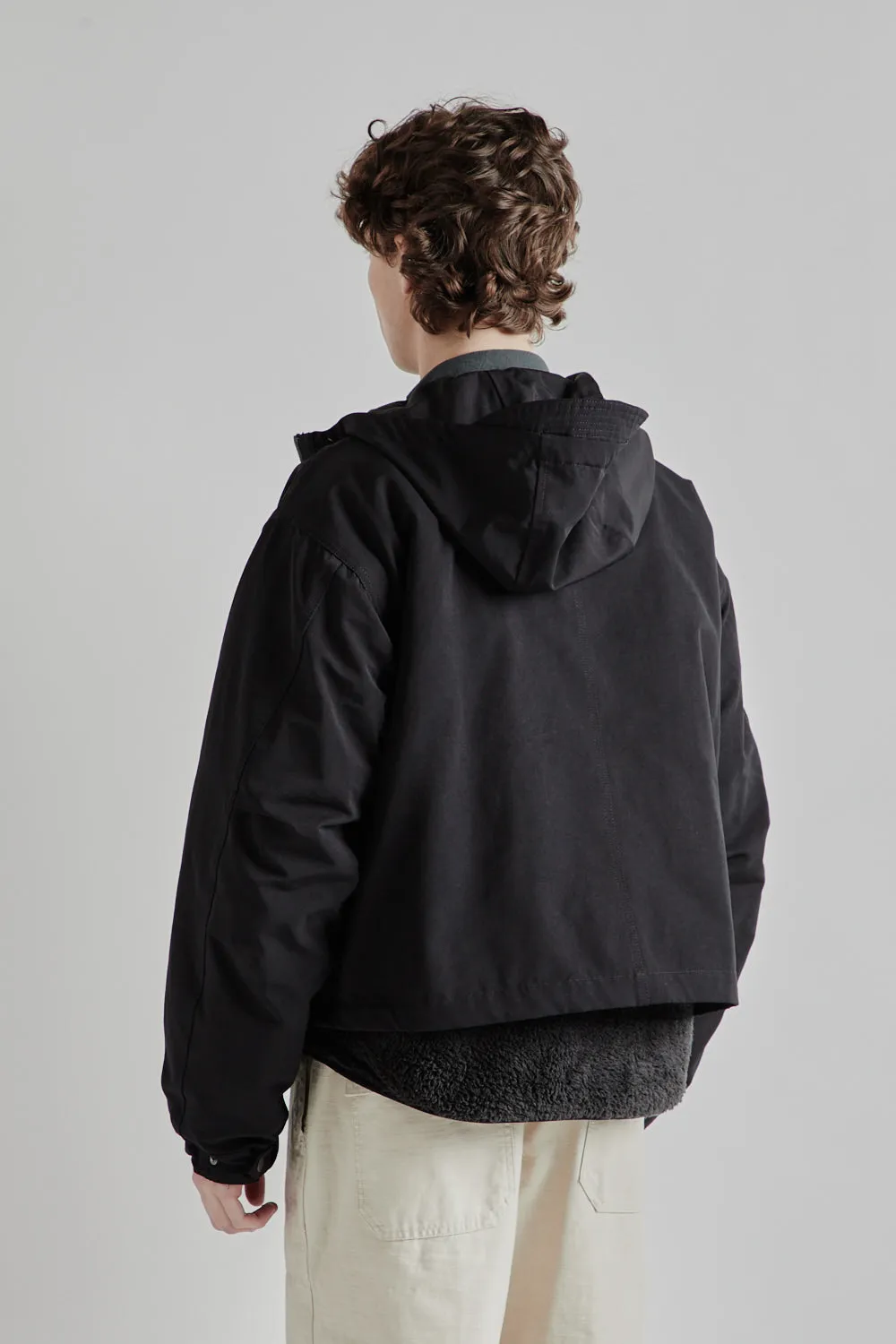 Smock Hooded Parka - Black