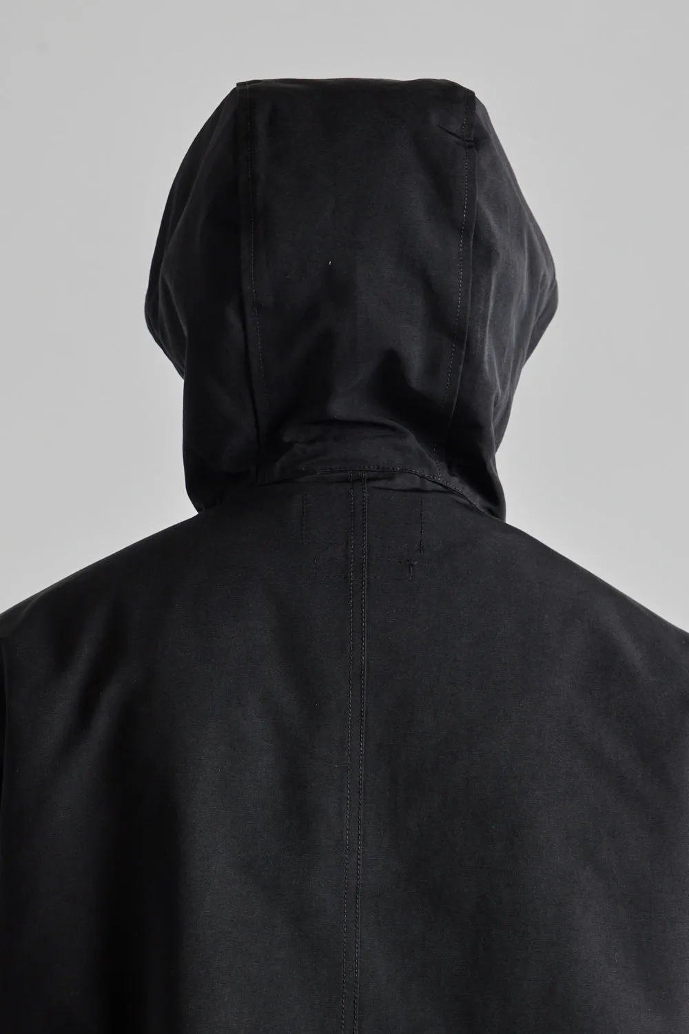 Smock Hooded Parka - Black