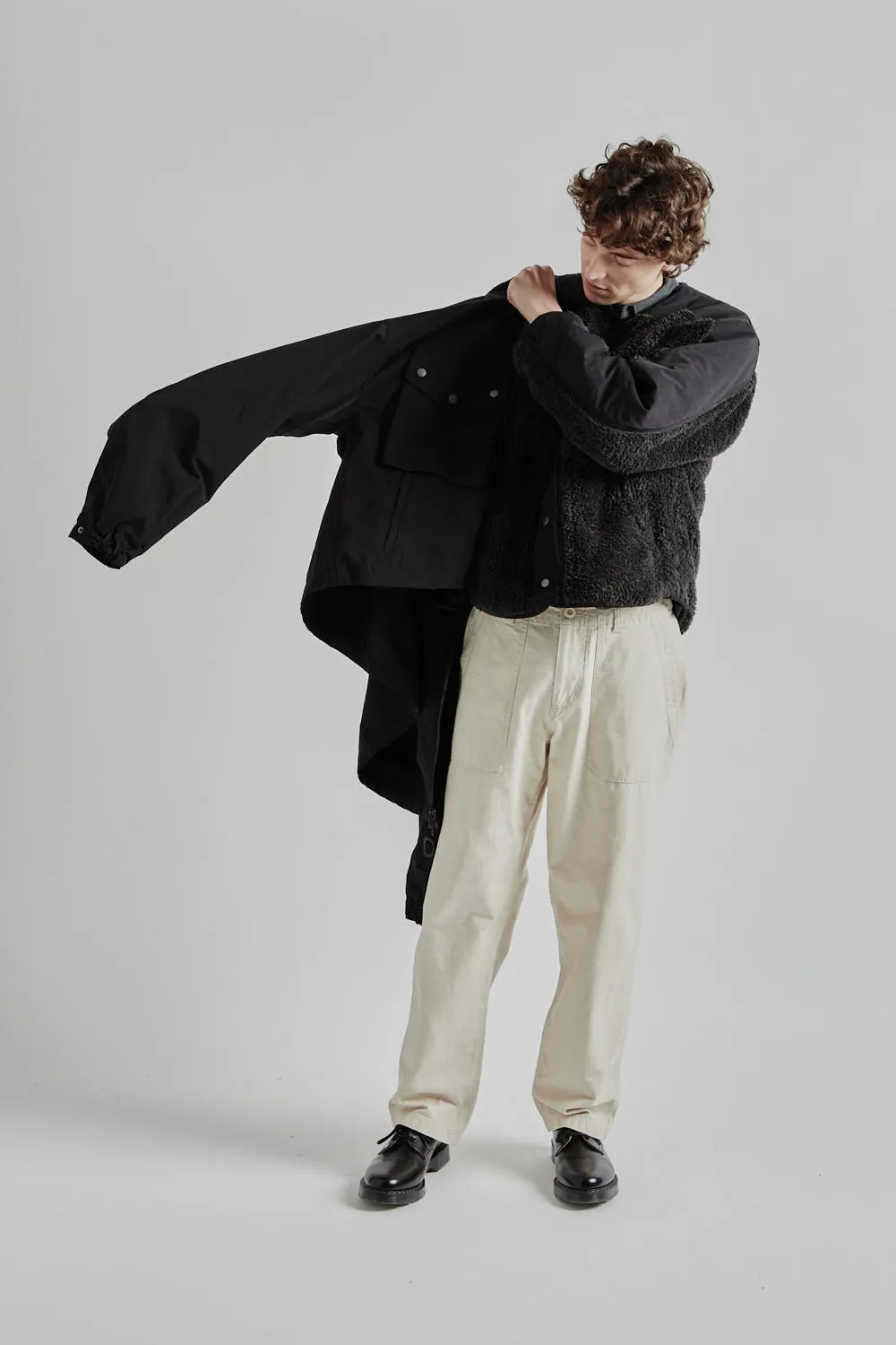 Smock Hooded Parka - Black