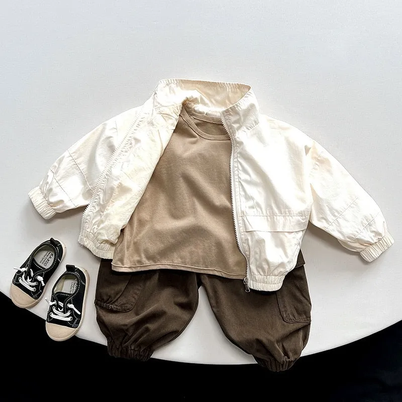Solid Punching Jacket
