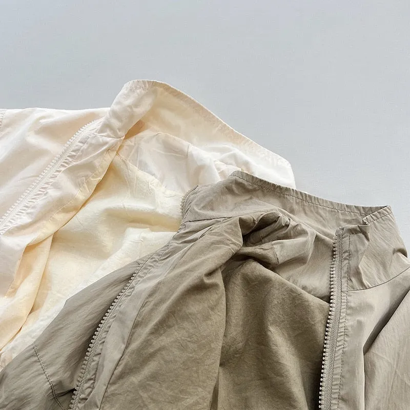 Solid Punching Jacket