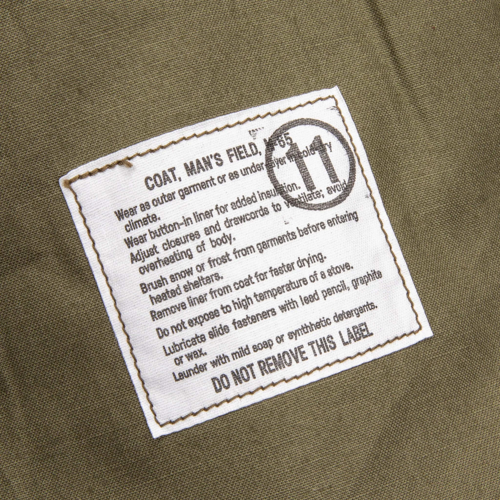 The Real McCoy's M-65 Field Jacket Mitchell Pattern