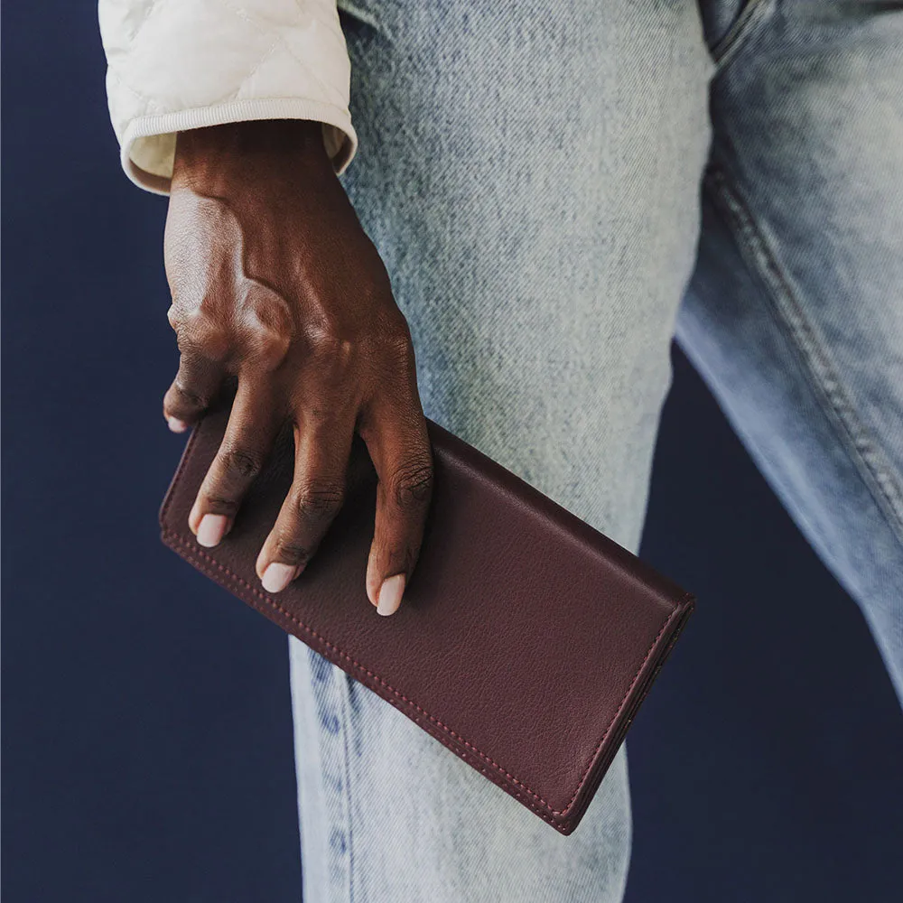 The Refined Wallet Aubergine