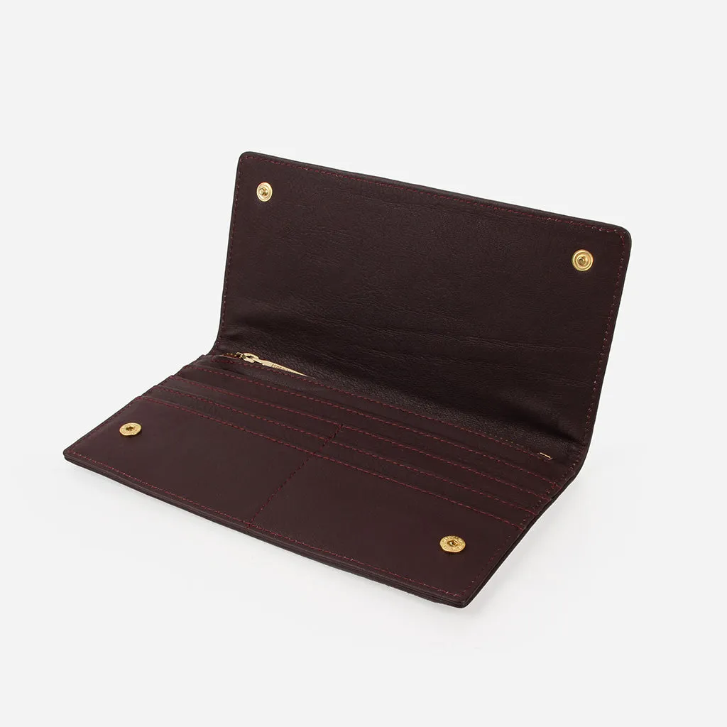 The Refined Wallet Aubergine