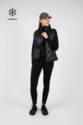 Thermal Zip Through Jacket - Black