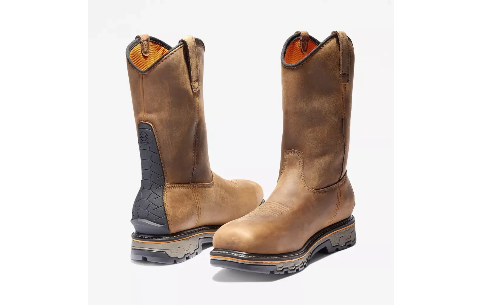 Timberland PRO True Grit Comp Toe WP Pull-On Work Boot Men's Earth