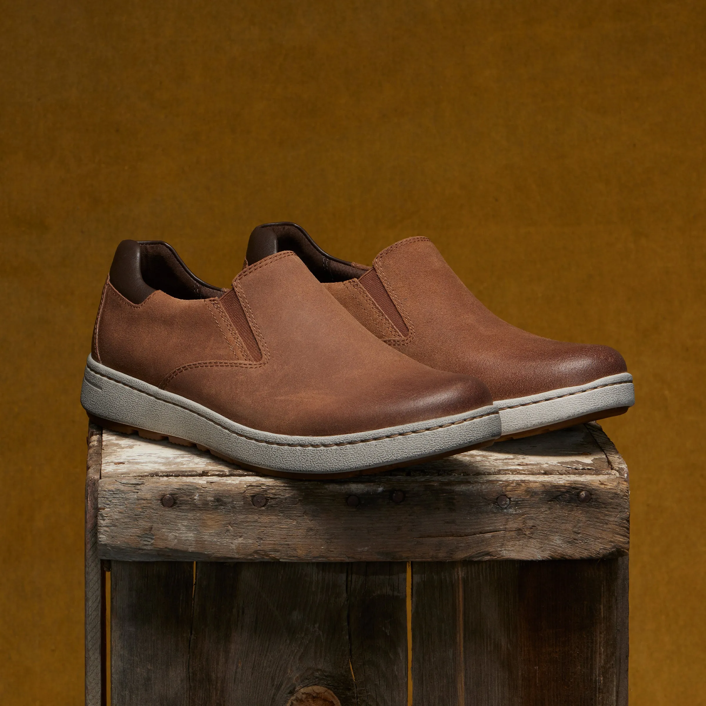 Trent Brown Burnished Suede