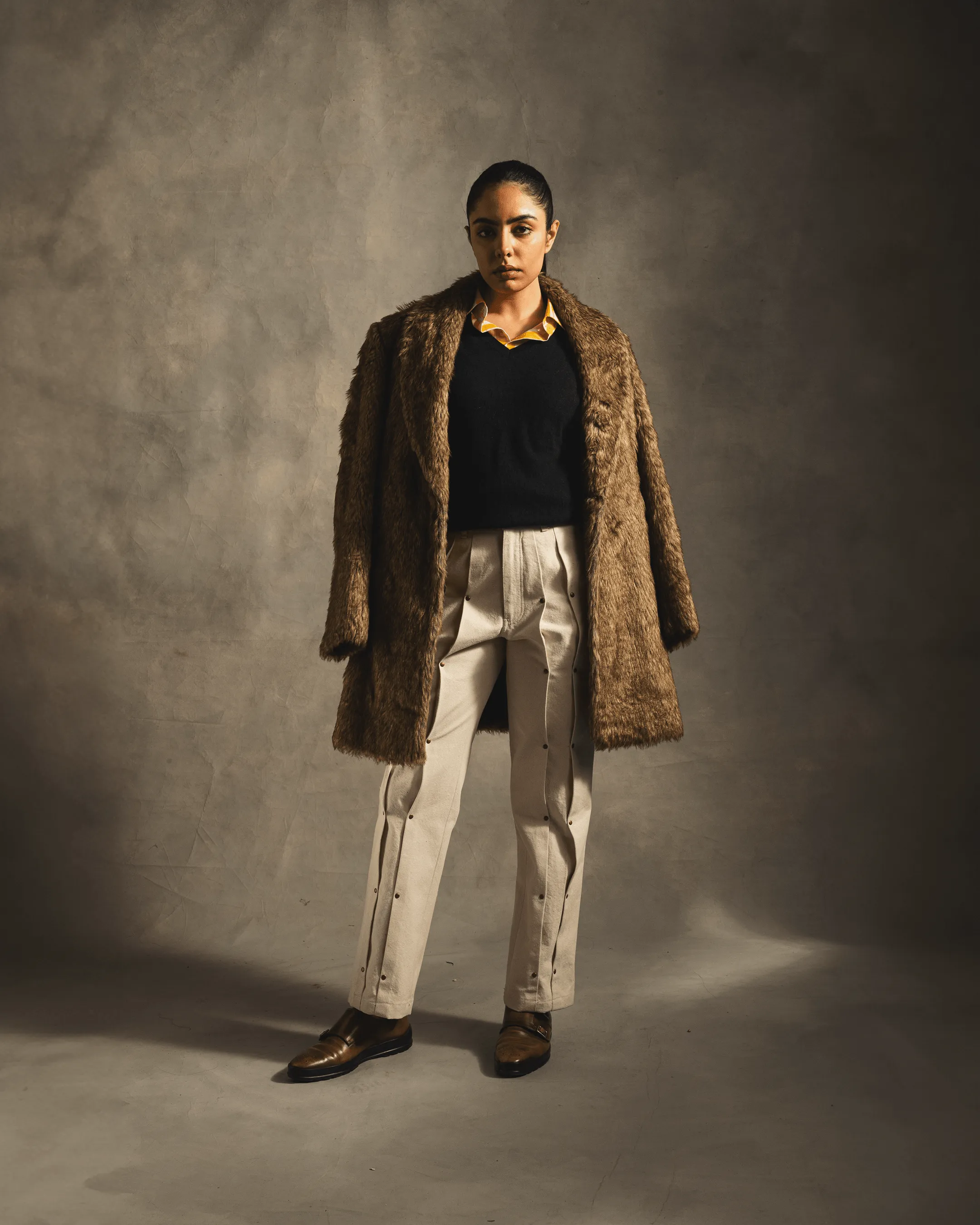 Vegan Fur Overcoat