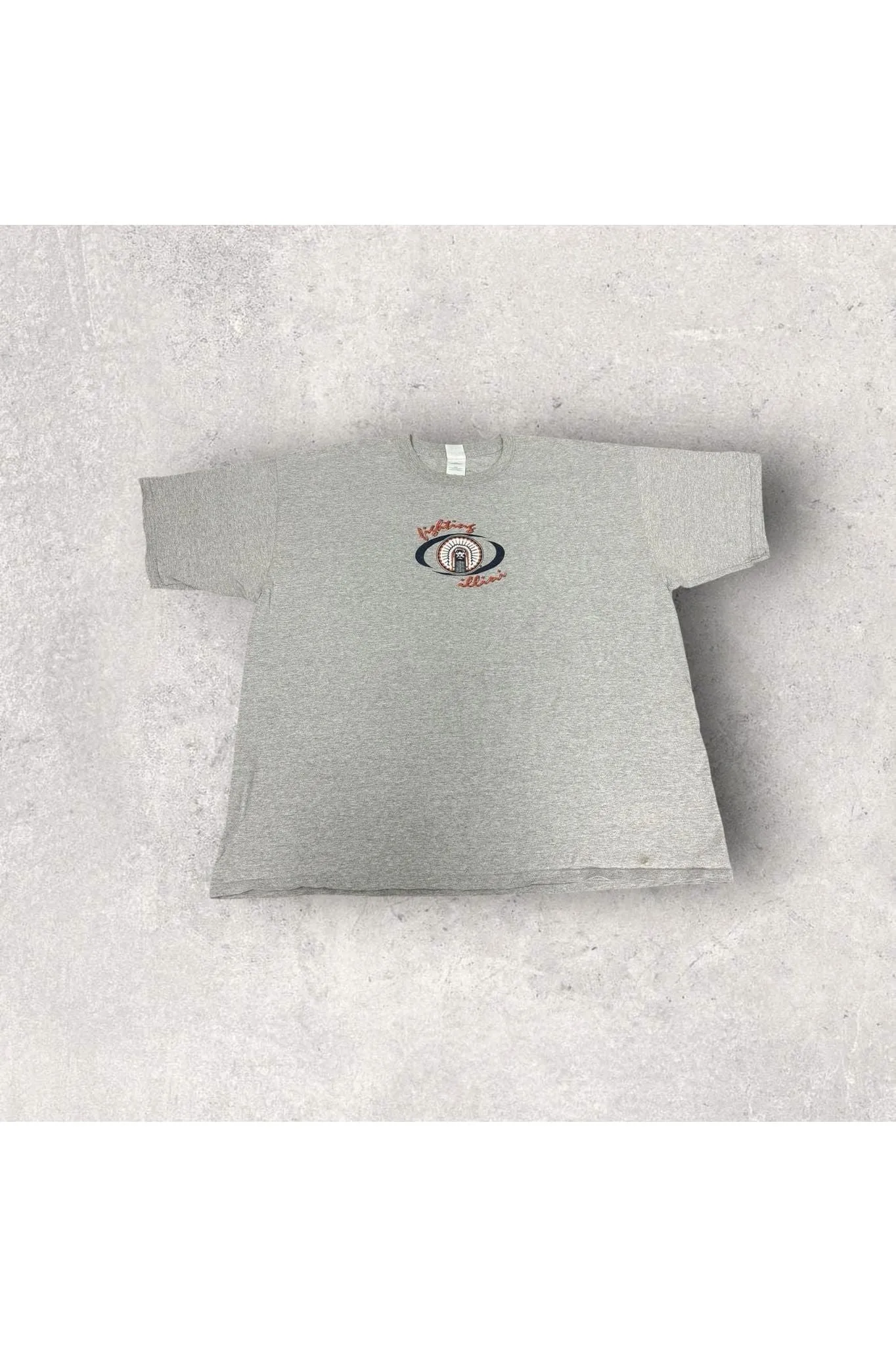 Vintage 2000s U of I Fighting Illini Tee- XXL