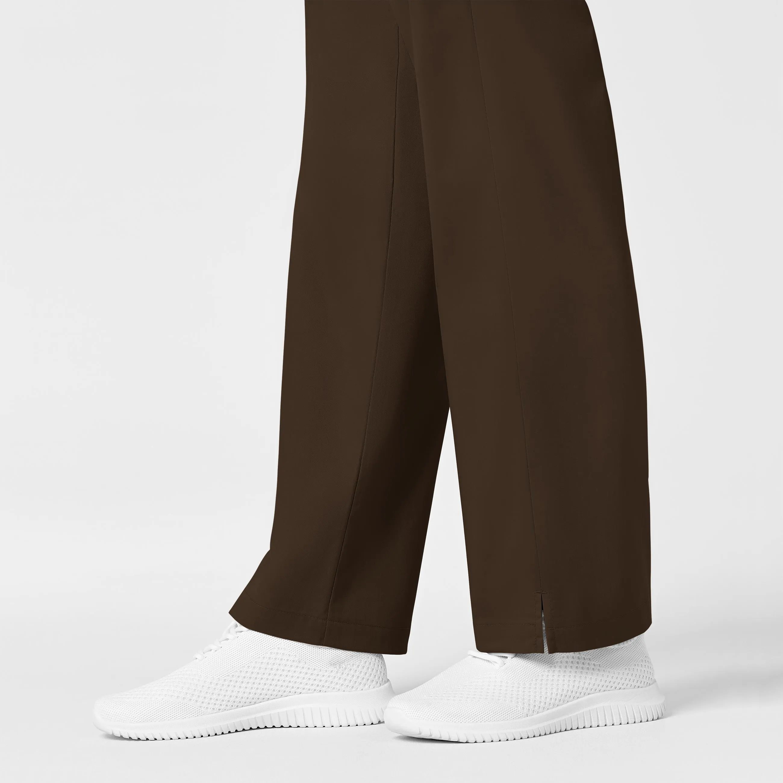 WonderWORK Maternity Cargo Scrub Pant - Chocolate