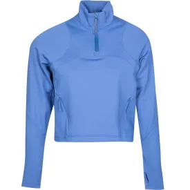 x TRENDYGOLF Womens Tech Fleece Hiking Quarter Zip Pullover Water Drop - AW23