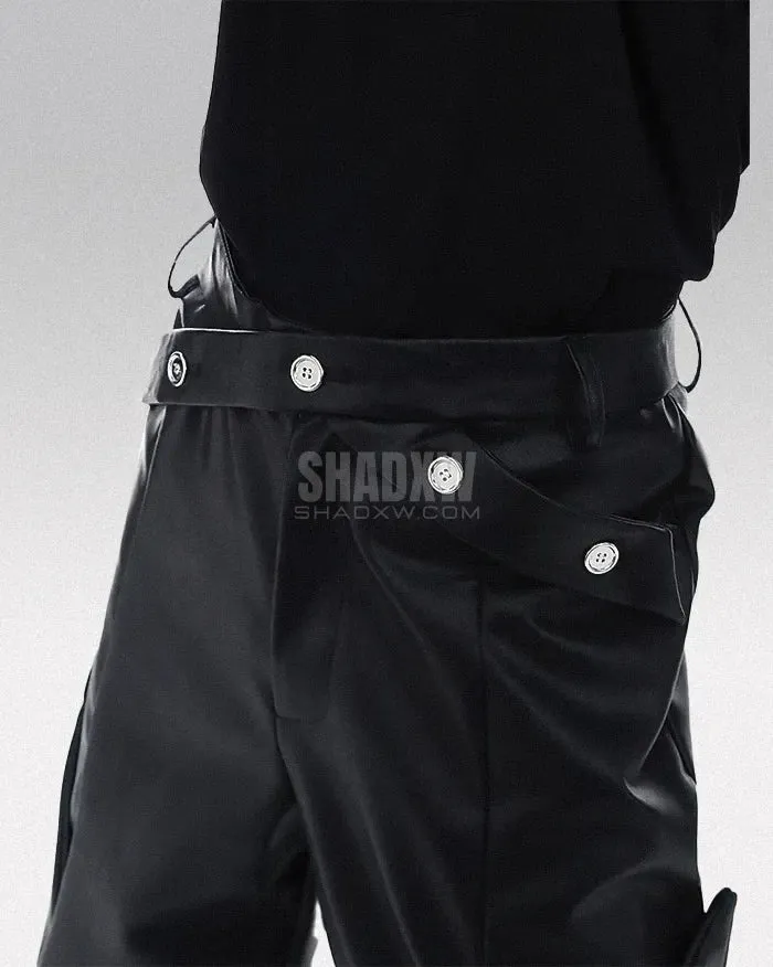 Y2K Pants PU Leather
