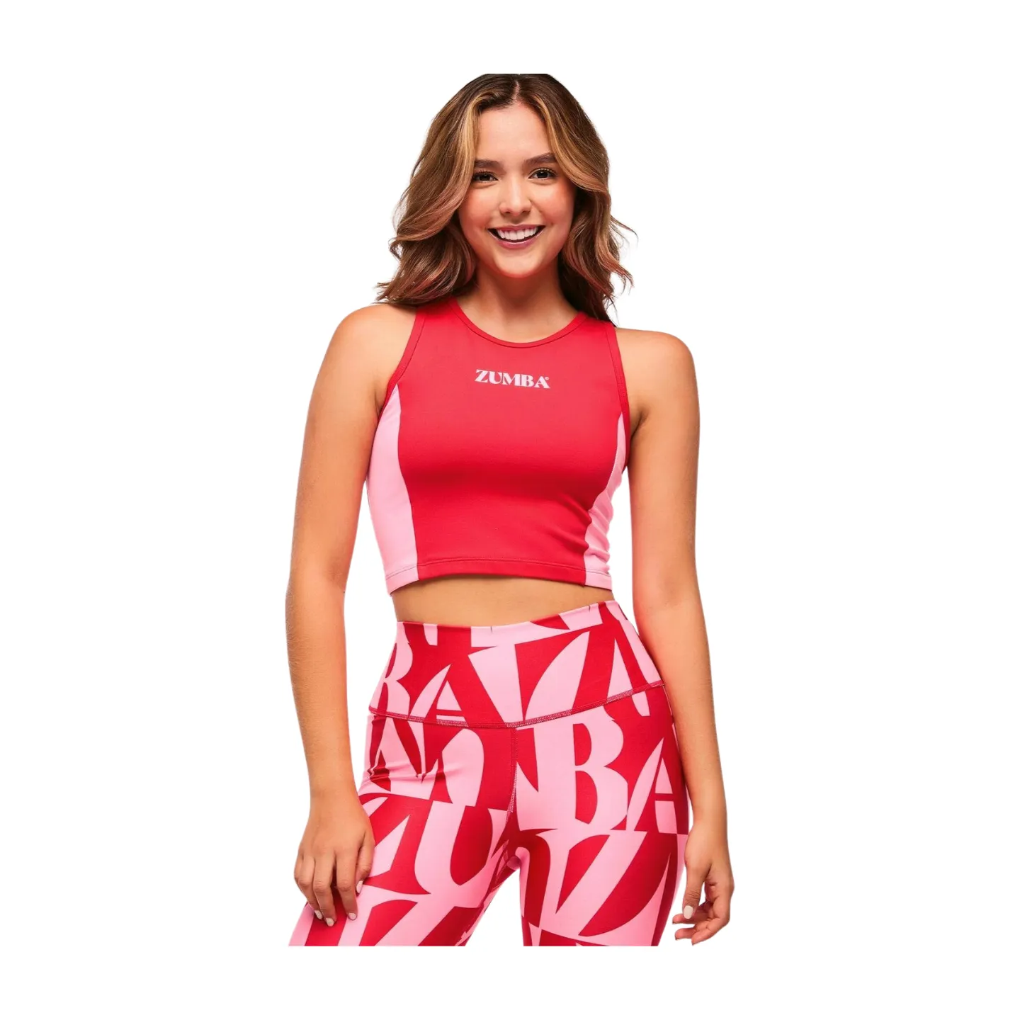 Zumba Haus Mid Crop Tank With Side Inserts (Special Order)